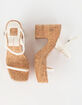 DOLCE VITA Jodie Cork Wedge Womens Heels image number 5