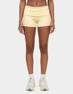 EDIKTED Audrea Ribbed Foldover Biker Shorts image number 1