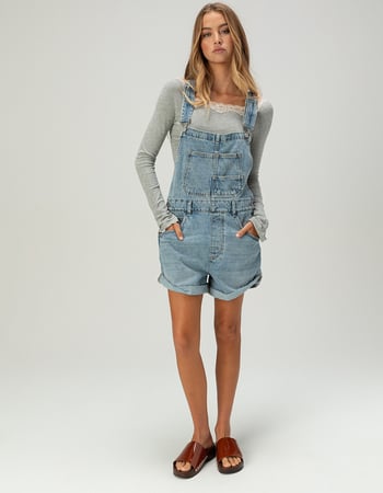 FREE PEOPLE Ziggy Womens Shortalls Alternative Image