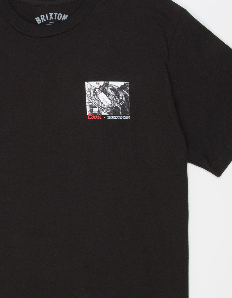BRIXTON x Coors Range Mens Tee BLACK Tillys