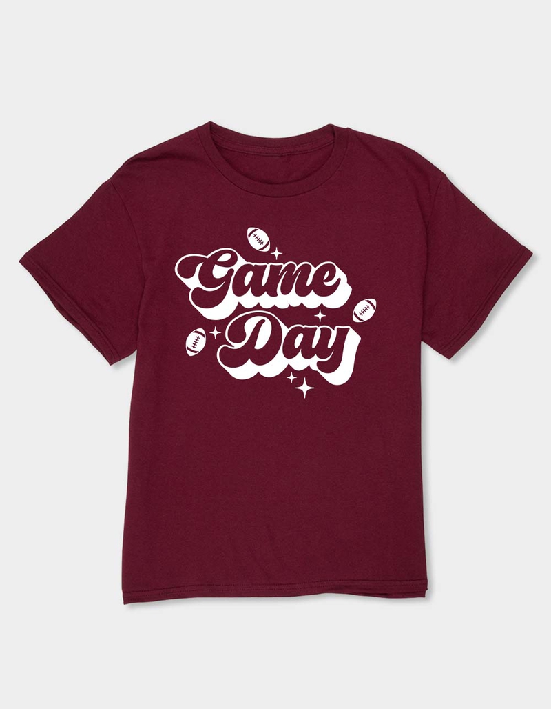 FOOTBALL Game Day Bold Sparkle Unisex Kids Tee image number 0