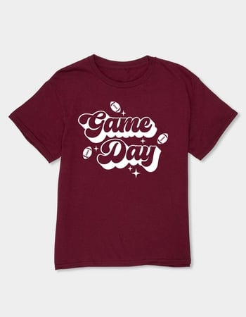 FOOTBALL Game Day Bold Sparkle Unisex Kids Tee Primary Image