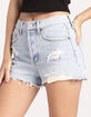 RSQ Womens Vintage High Rise Shorts image number 3