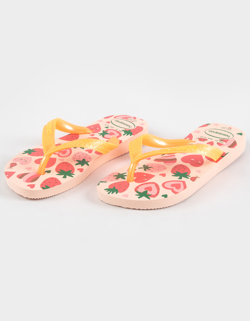 HAVAIANAS Flores Girls Flip Flops image number 2