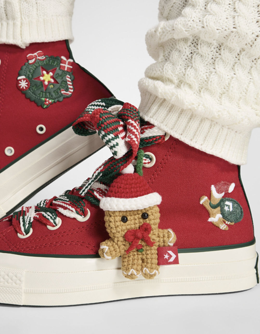 コンバース　converse クリスマス　木製　インテリア　サンタ　ヴィンテージ 80's VINTAGE CONVERSE ALL STAR Hi ［SANTA CLAUS］MADE IN USA
