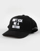 FIELD GRADE Don't Ask Me Snapback Hat image number 1