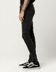 RSQ Seattle Moto Mens Skinny Taper Jeans image number 3