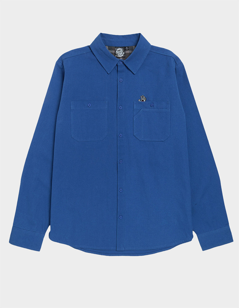 SANTA CRUZ Screaming Hand Utility Mens Button Up Shirt image number 0