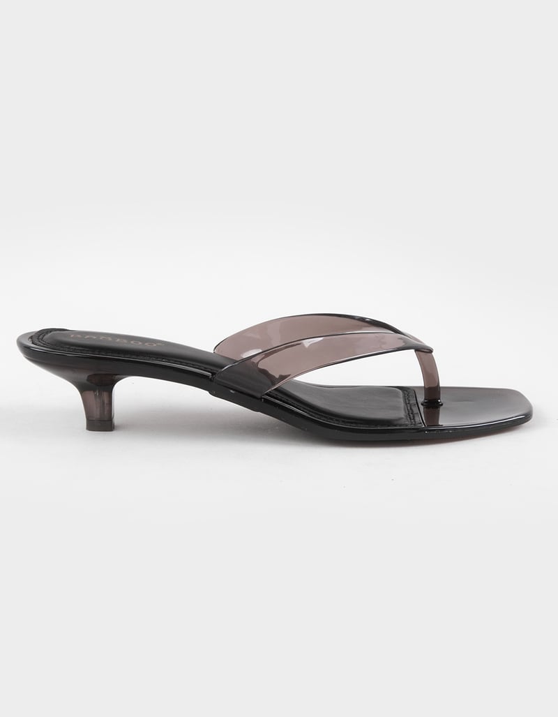 BAMBOO Stacy Womens Jelly Kitten Heels image number 0