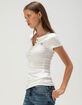 ROXY Hillside Womens Henley Top image number 3