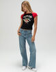 ED HARDY True Eagle Womens Raglan Baby Tee image number 4