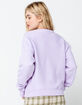 CHAMPION Reverse Weave Womens Lilac Sweatshirt image number 3