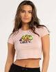 OBEY Bowl Of Fruit Womens Crop Tee image number 1