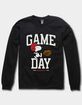 PEANUTS Game Day Football Unisex Crewneck Sweatshirt image number 1