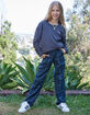 RSQ Girls Plaid Flannel Pants image number 1