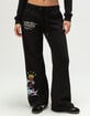 ED HARDY Ice Flower Womens Rhinestone Sweatpants image number 4