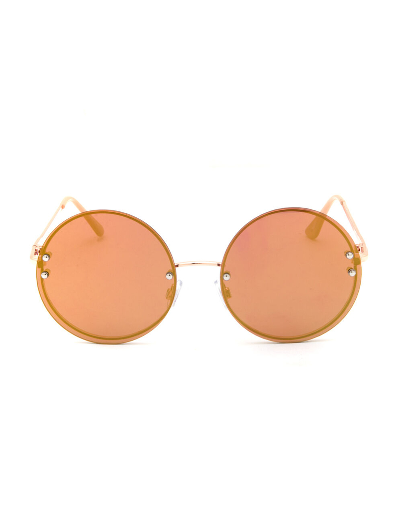 Rimless Rose Round Sunglasses image number 1