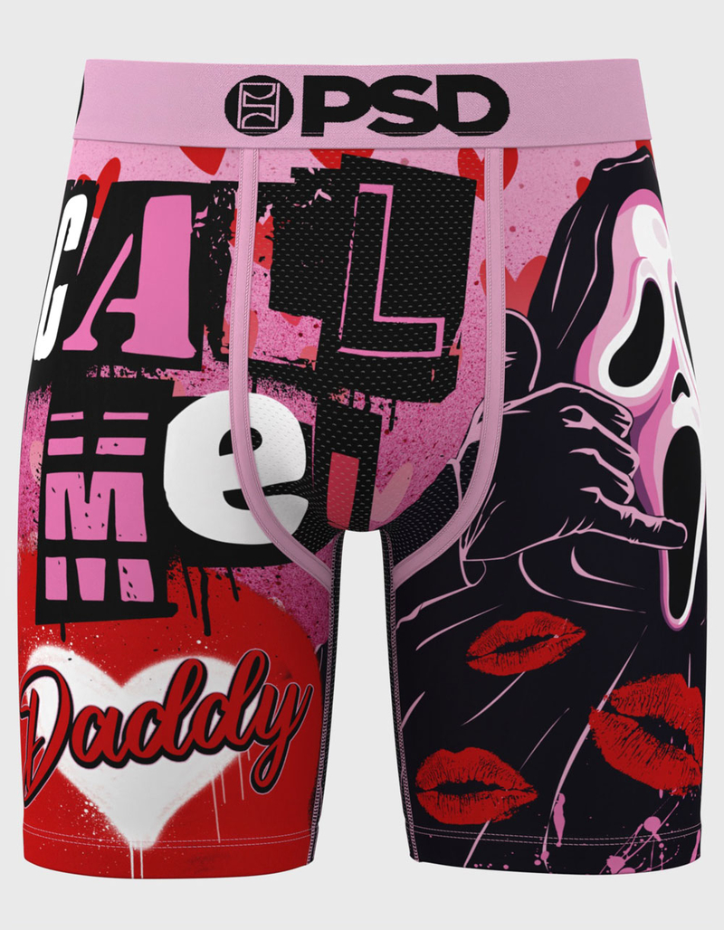 PSD Daddy Ghostface Mens Boxer Briefs image number 0
