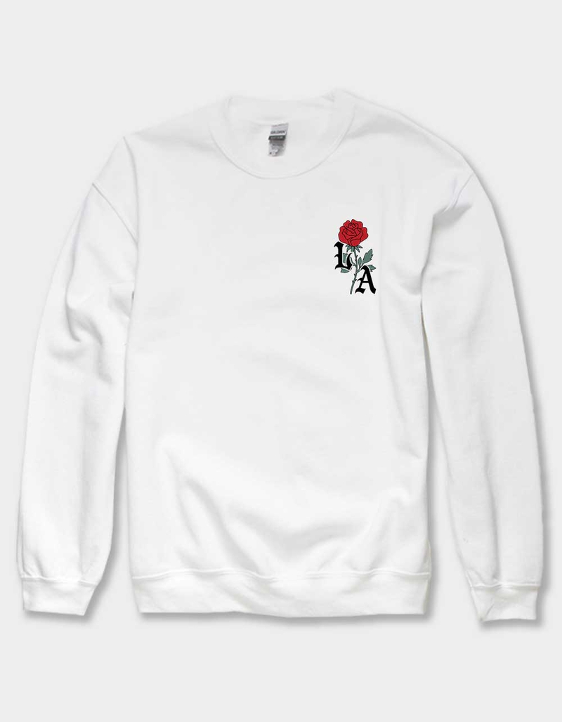 LOS ANGELES Rose LA Unisex Crewneck Sweatshirt image number 0