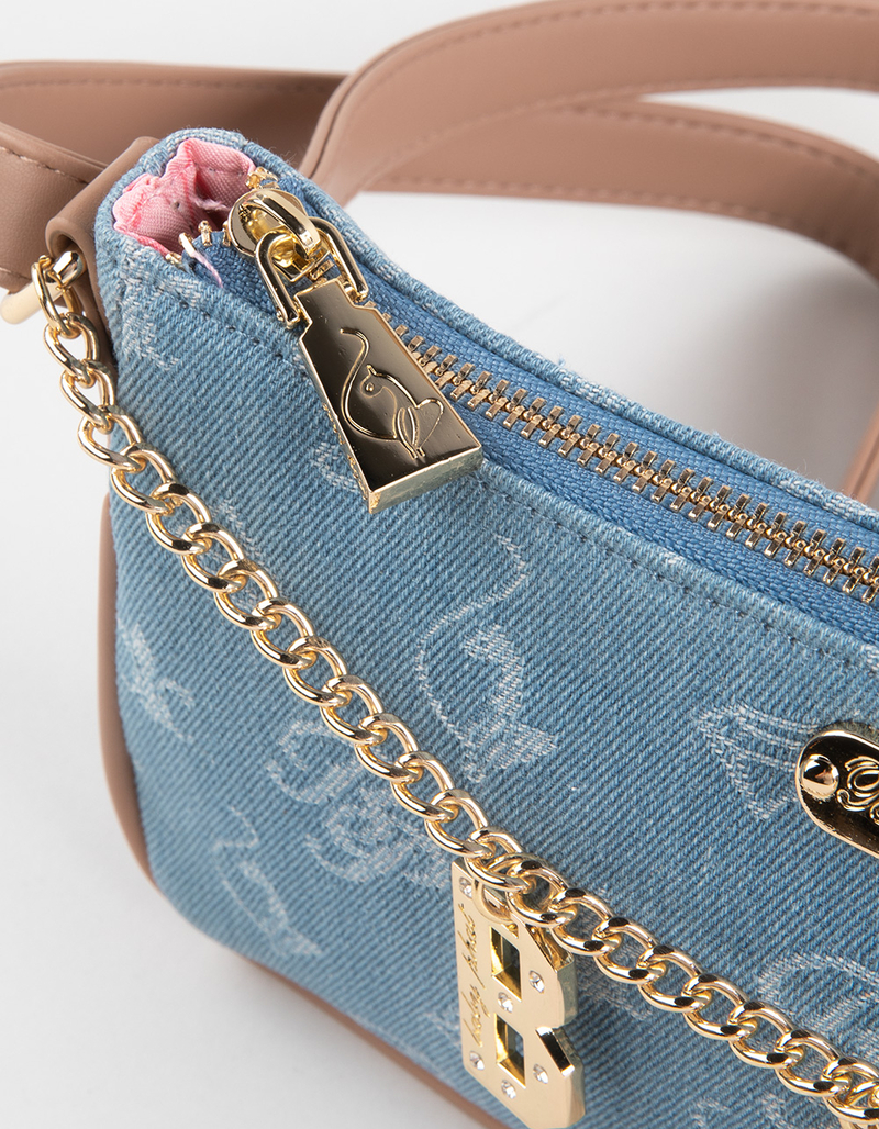 BABY PHAT Saddiey Double Gusset Crossbody Bag image number 7