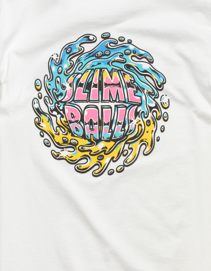 SLIME BALLS Chrome Logo Mens Tee image number 2