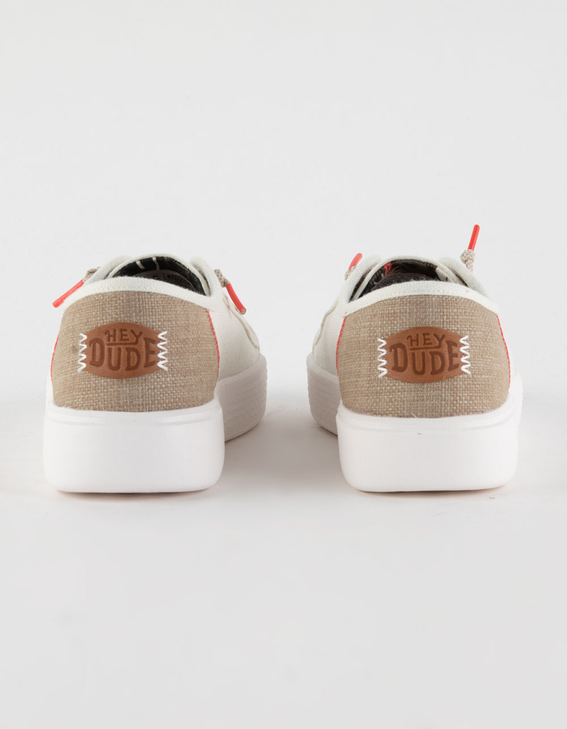 HEY DUDE Cody Craft Womens Linen Sneaker image number 3
