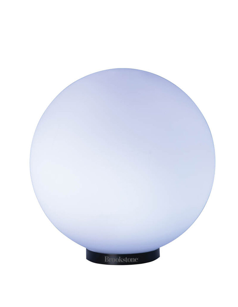 BROOKSTONE Color Changing Mood Sphere Lamp image number 1