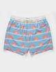 RSQ Mens Sun Stripe 5'' Swim Shorts image number 2