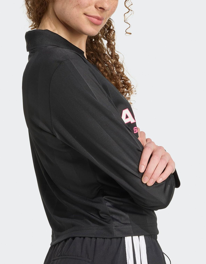 ADIDAS Tiro Womens Long Sleeve Polo Tee image number 2