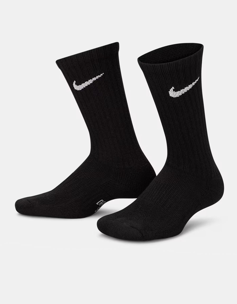 NIKE Everyday 6 Pack Kids Cushioned Crew Socks image number 2