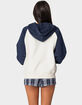 EDIKTED Raglan Bow Oversized Hoodie image number 4