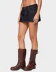 EDIKTED Camelia Denim Mini Skort image number 2