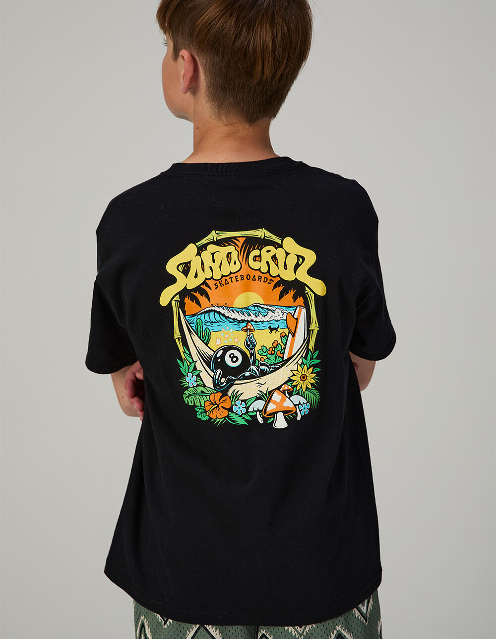 SANTA CRUZ Winkowski 8Ball Boys Tee - BLACK | Tillys