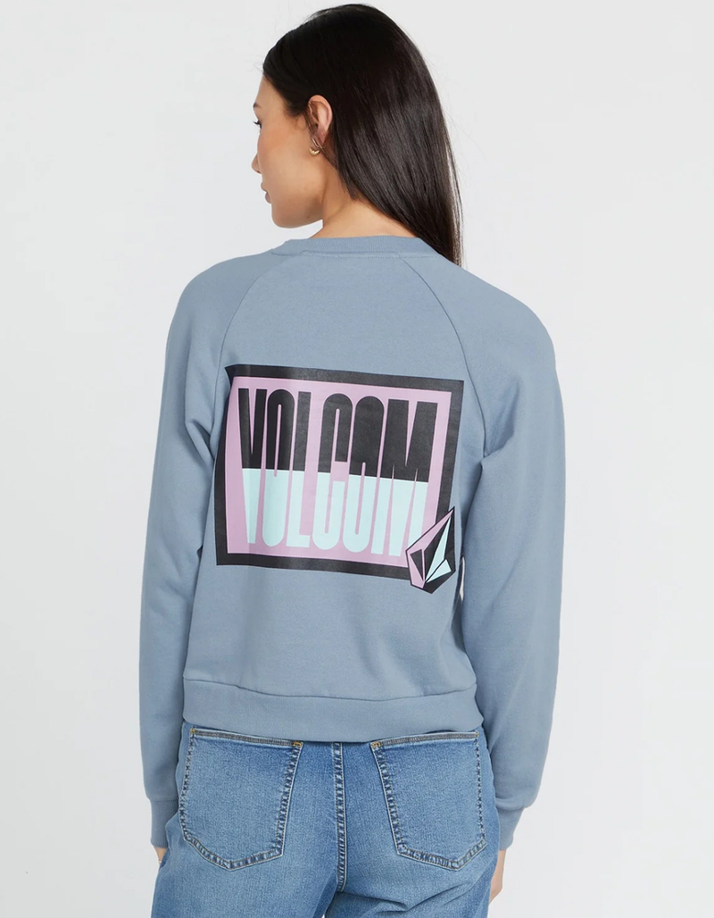 VOLCOM Truly Deal Womens Crewneck Sweatshirt image number 0