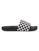 VANS Checkerboard White Mens Slide Sandals image number 2