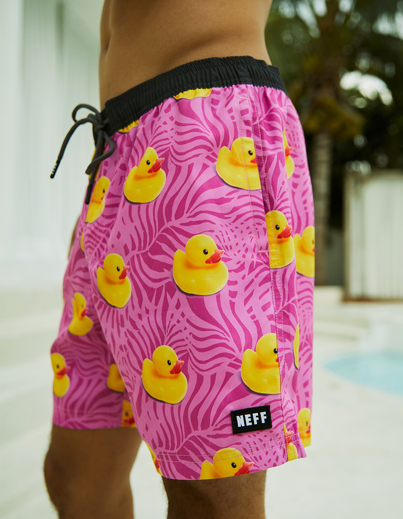 NEFF Palm Floatie Mens 17" Volley Shorts image number 3
