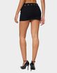 EDIKTED Havana Grommet Ribbed Foldover Mini Skort image number 3