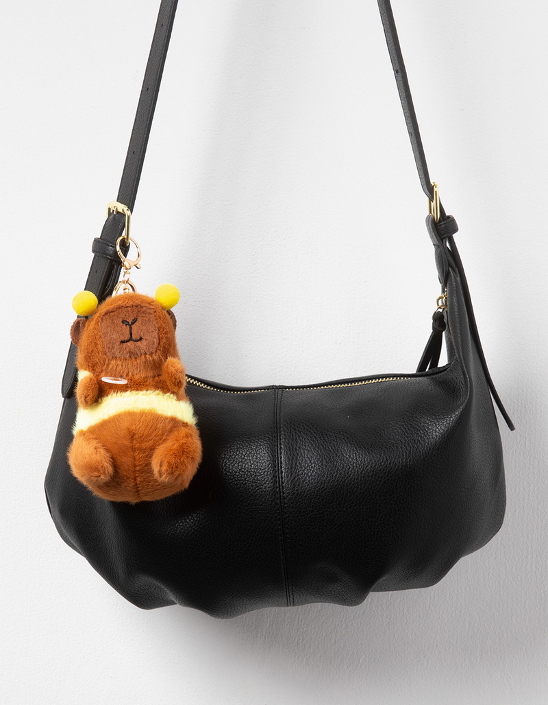 FULL TILT Capybara Bee Plush Bag Charm image number 4