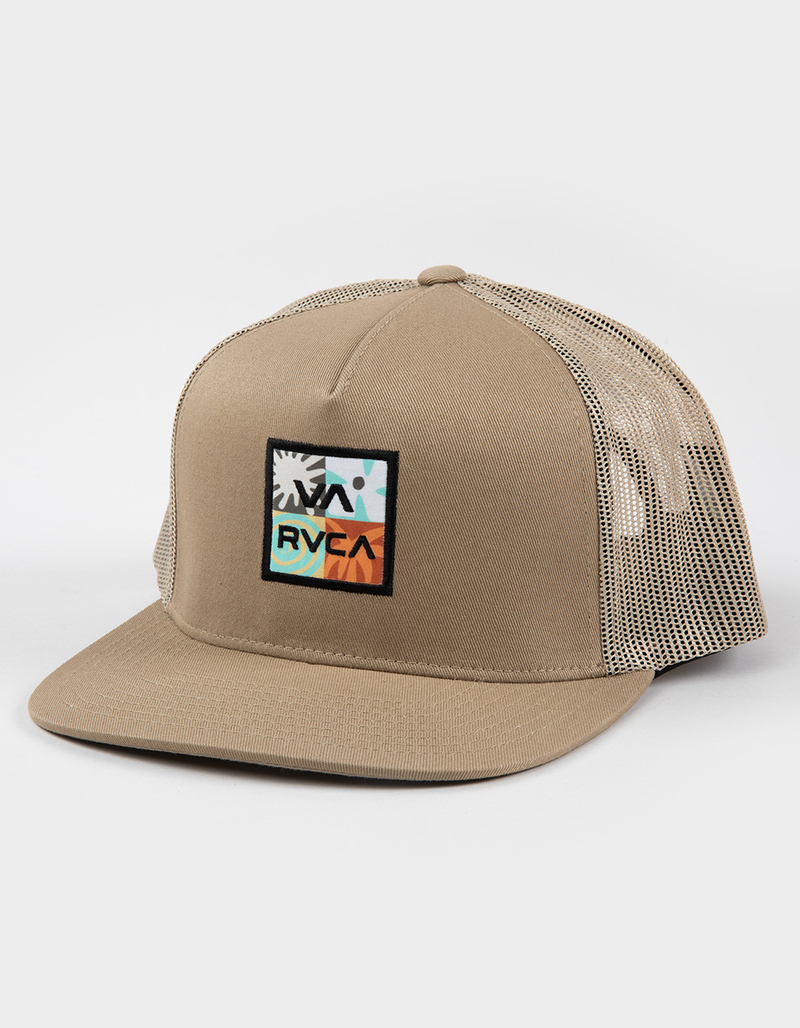RVCA VA ATW Print Trucker Hat image number 0