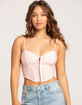 WEST OF MELROSE Texture Knit Womens Corset image number 1