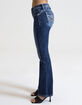 MISS ME Wing Womens Bootcut Jeans image number 4