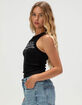 VON DUTCH Rhinestone Womens Tank Top image number 3