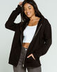 ***INACTIVE***FULL TILT Womens Oversized Zip-Up Hoodie image number 4