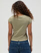THRILLS Workwear Womens Cap Sleeve Tee image number 4