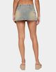 EDIKTED Lolah Snap Waist Denim Mini Skort image number 3