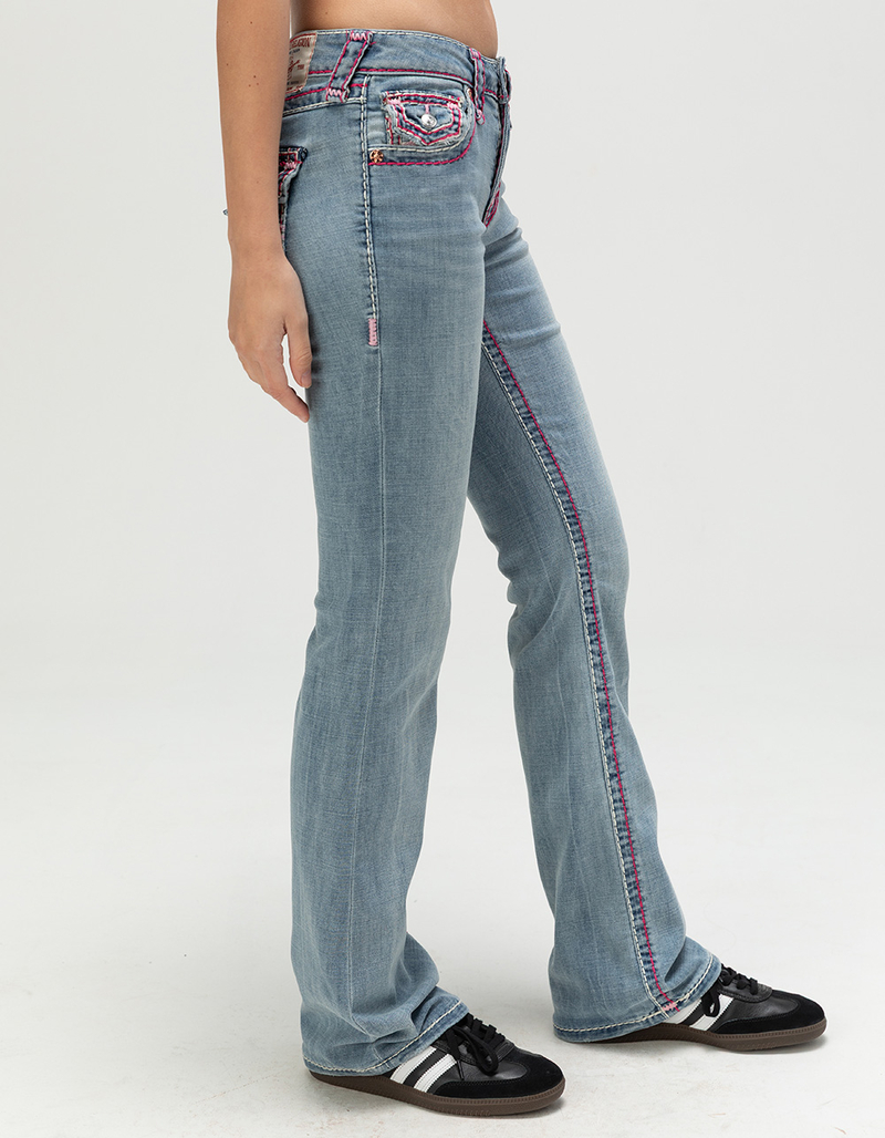 TRUE RELIGION Becca Mid Rise Super T Womens Bootcut Jeans image number 3