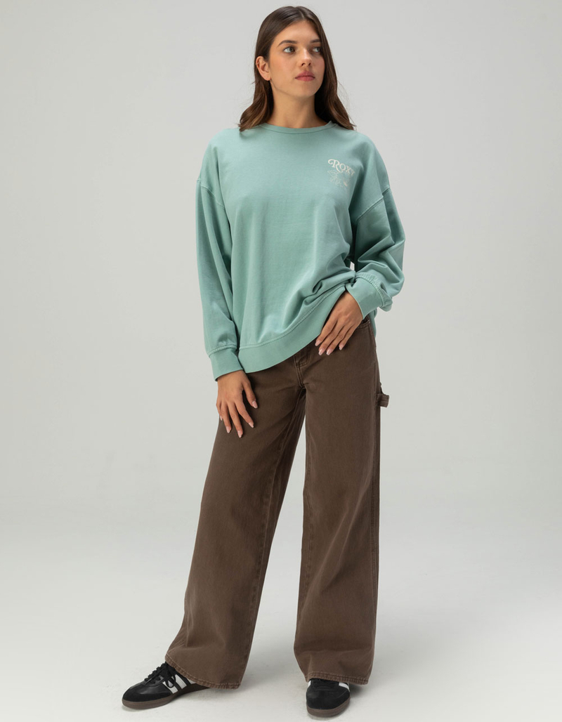 ROXY Coastal Motif Womens Crewneck Sweatshirt image number 3