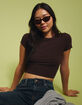 TILLYS Womens Baby Tee image number 1