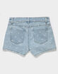 TRACTR Brittany Star Print Girls Denim Shorts image number 2