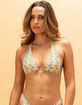 KULANI KINIS Sunburst Bind Tie Halter Bikini Top image number 1